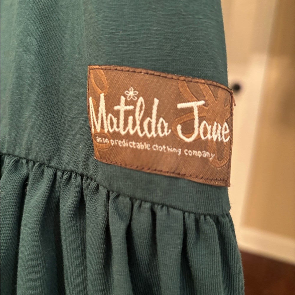 Matilda Jane Teal Ruffle Hem Pants - Picture 2 of 8